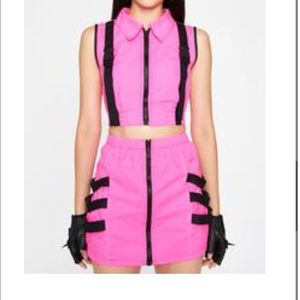 Dolls Kill Pixie Solar Thangz Skirt Set
